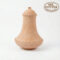 Handmade terracotta decorative jar by Mr. Potter, Sri Lankan artisanal pottery piece.